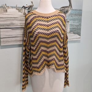 Debut crochet multicolor sweater
